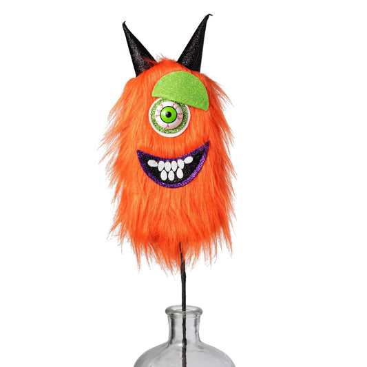Floral Spray Furry Monster Bendable Stem 24-Inch