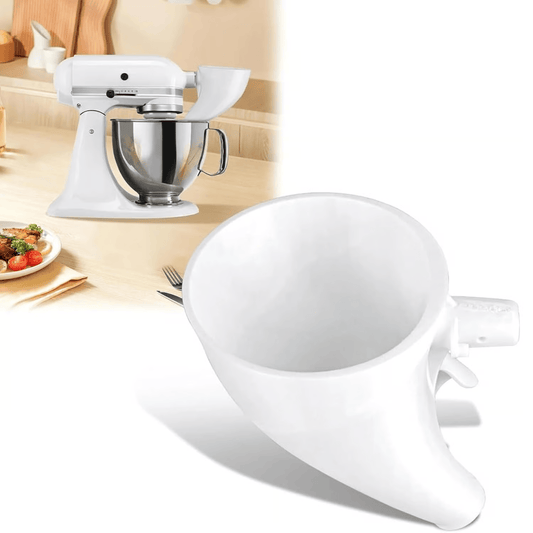 Flour Funnel Attachment Spill-Free Fits 5-L Tilt-Head Mixers