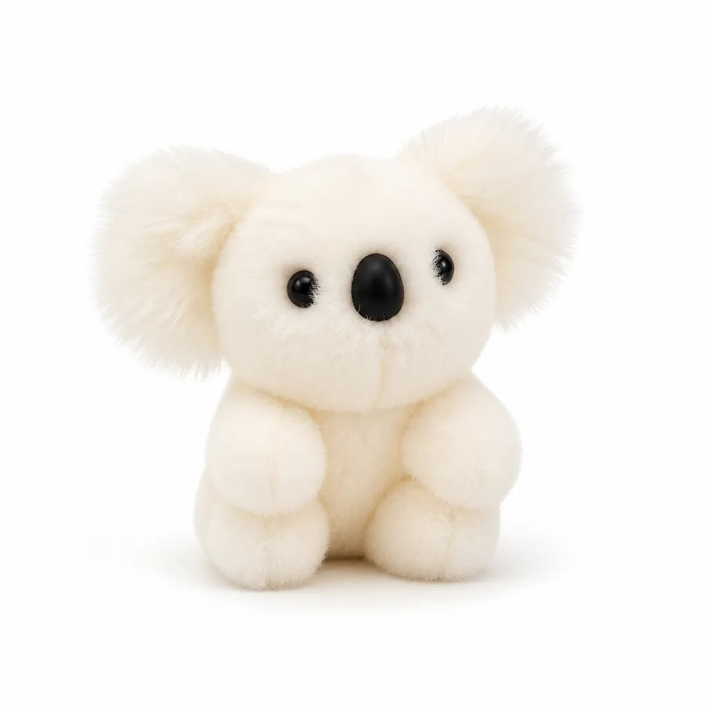 Fluffy Ears Button Nose Koala Plush Toy For Kids