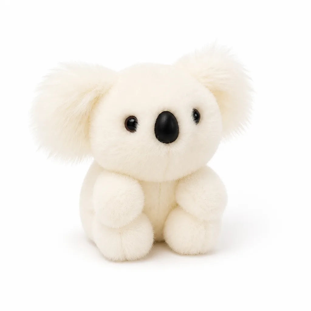 Fluffy Ears Button Nose Koala Plush Toy For Kids