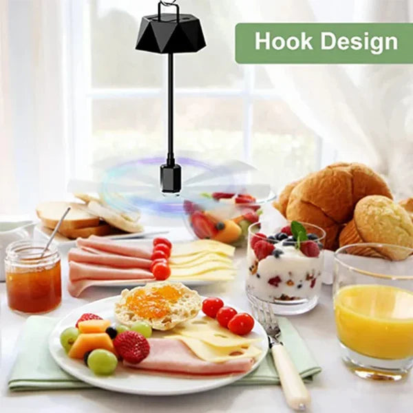 Fly Repellent Fan Chemical-Free Quiet USB & Battery Powered