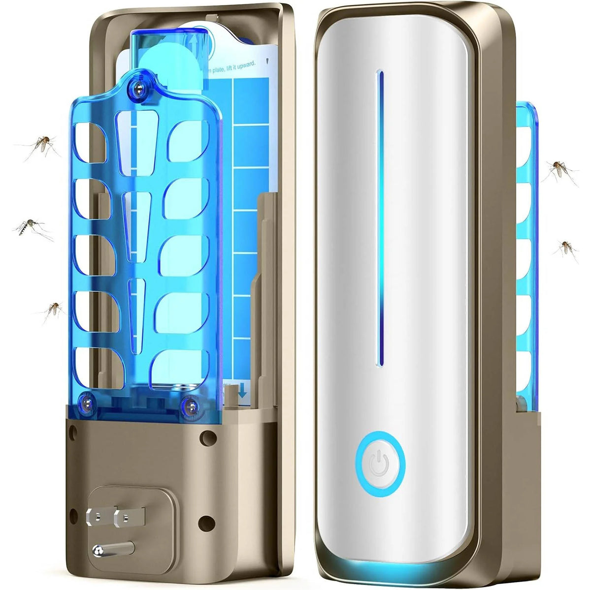 Fly Trap Plug-In Dual UV & Hidden Glue Cards