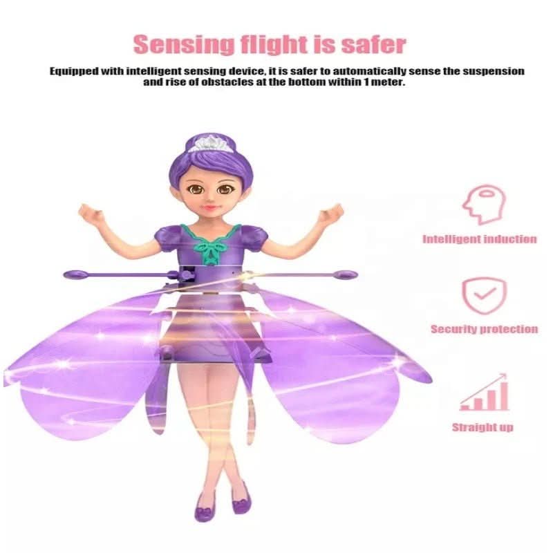 Flying Toy Gesture-Controlled With LED Lights