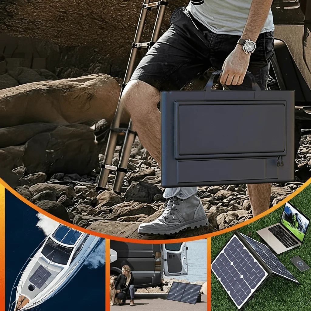 Foldable Solar Panel 40W Multiple Charging Ports