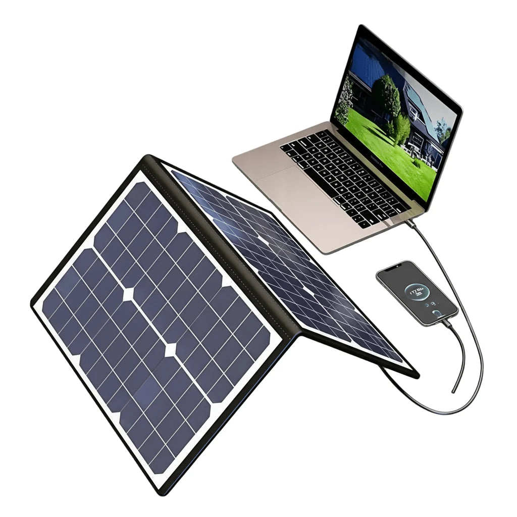 Foldable Solar Panel 40W Multiple Charging Ports