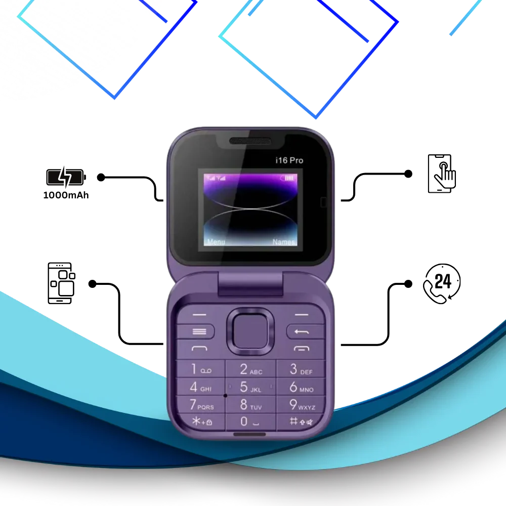 Folding Cell Phone Compact Dual Nano SIM