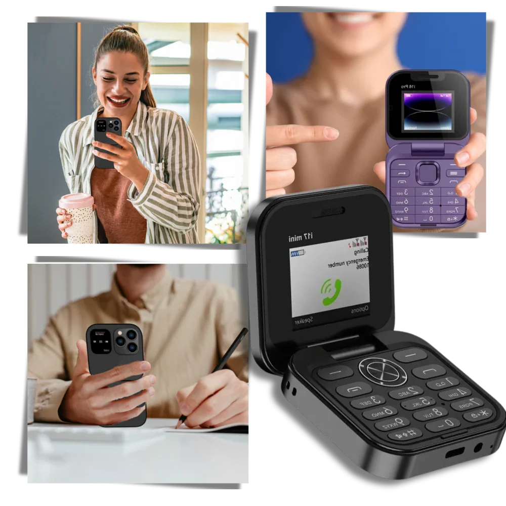 Folding Cell Phone Compact Dual Nano SIM