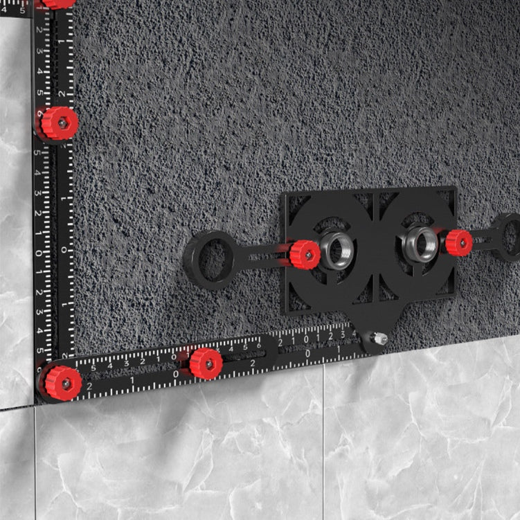 Folding Ruler Aluminum Hinged Sections Marked Increments