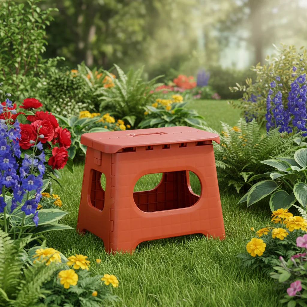 Folding Step Stool 300 Lb Capacity Integrated Carry Handle