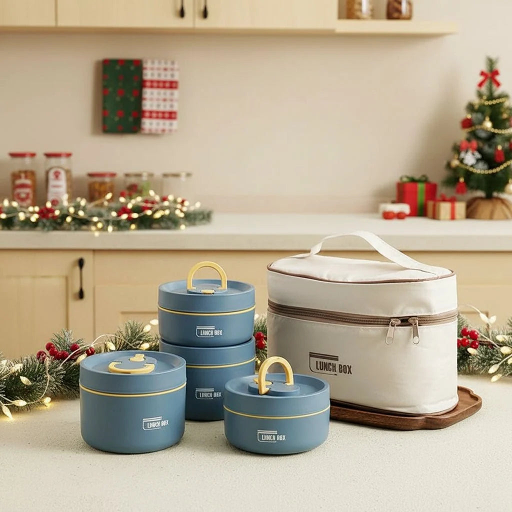 Food Jar Stainless Steel Double-Walled Leak-Proof