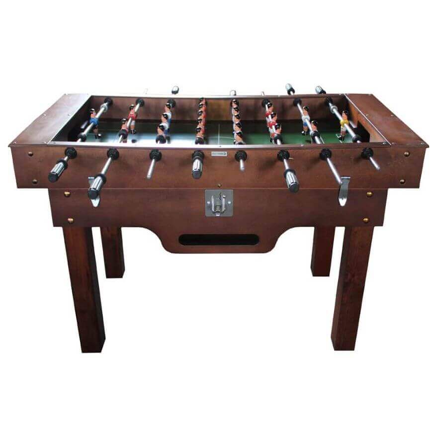 Foosball Table Handmade Portuguese Wood Acrylic Field & Aluminum Players