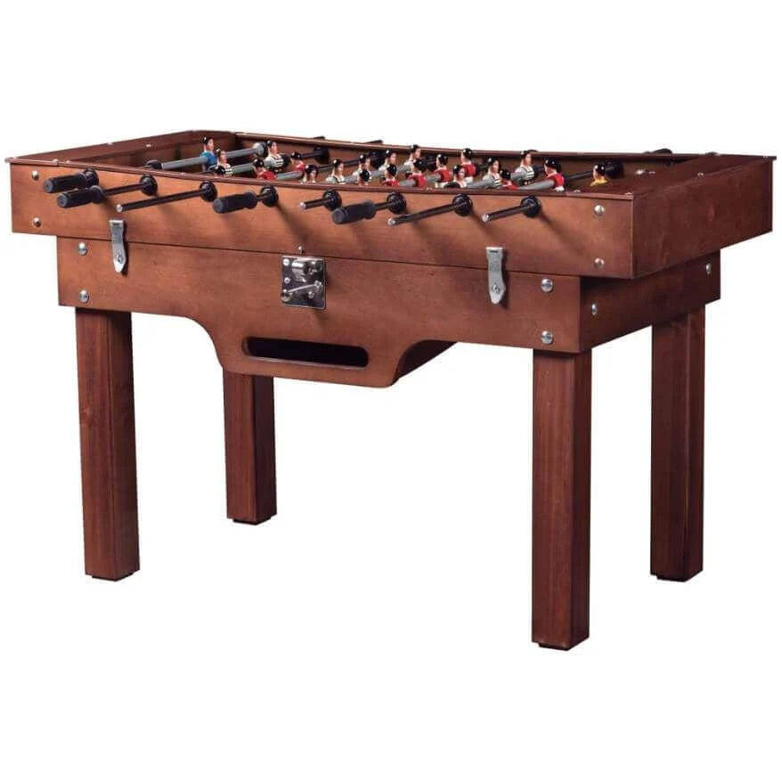 Foosball Table Handmade Portuguese Wood Acrylic Field & Aluminum Players
