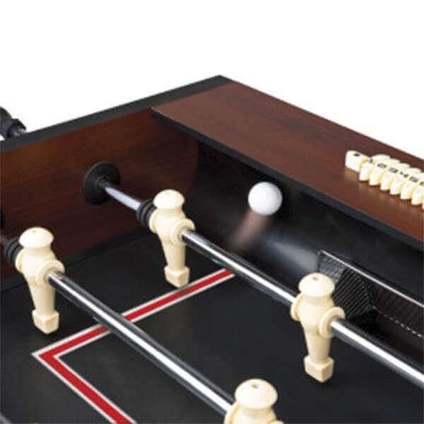 Foosball Table Tournament-Size Solid Steel Rods Counterbalanced Players