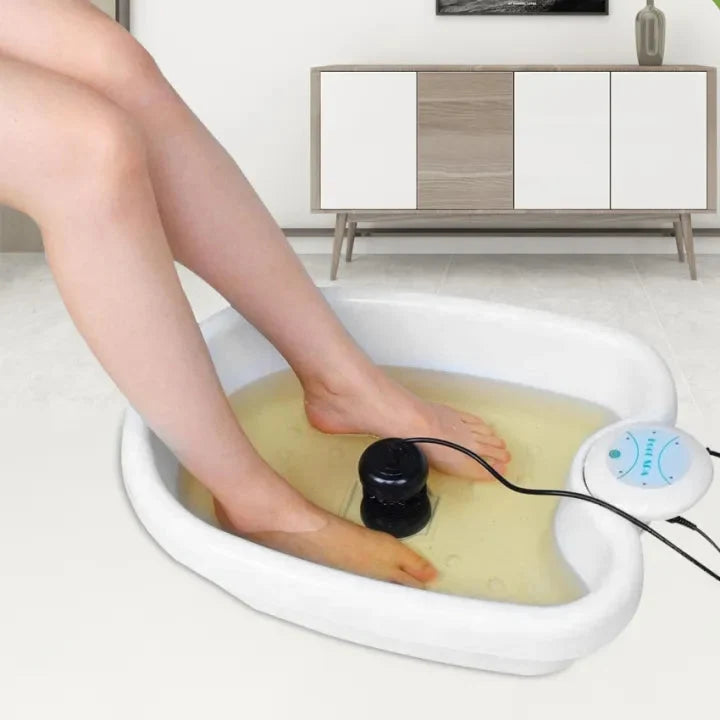 Foot Detox Bath Ionic & Vibrating Whirlpool Space-Saving