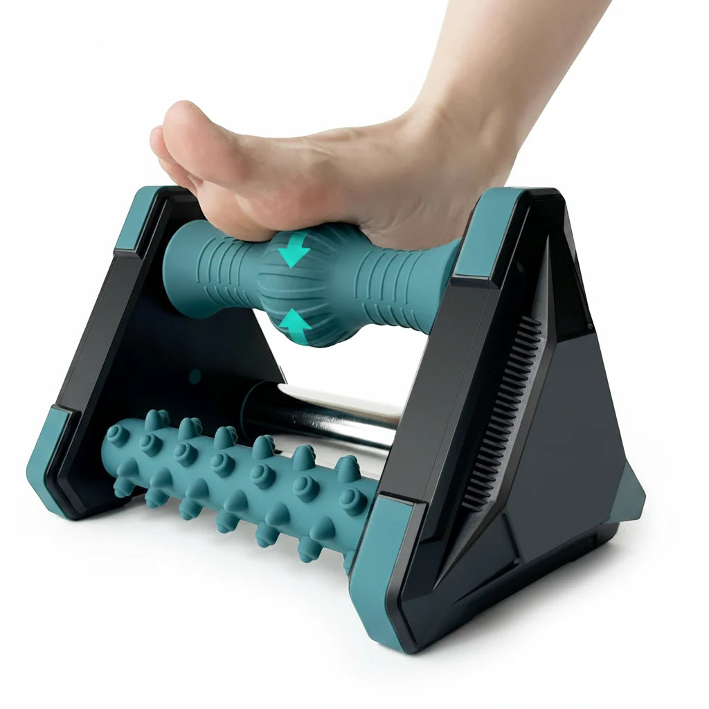 Foot Rocker Curved Base Textured Grip Arch Ridges