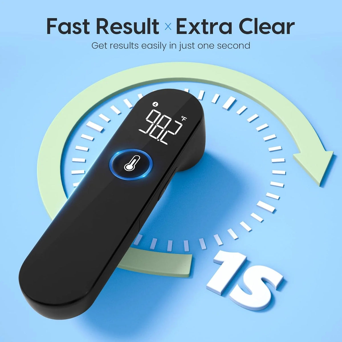 Forehead Thermometer Infrared No-Touch 1-Second Memory 35 Readings