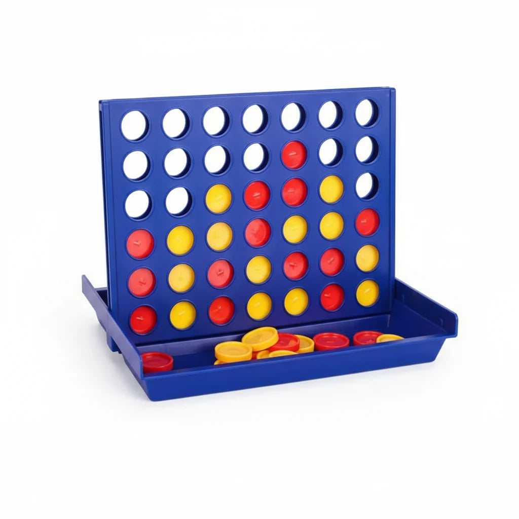 Four-in-a-Row Board Game Foldable Lightweight Portable
