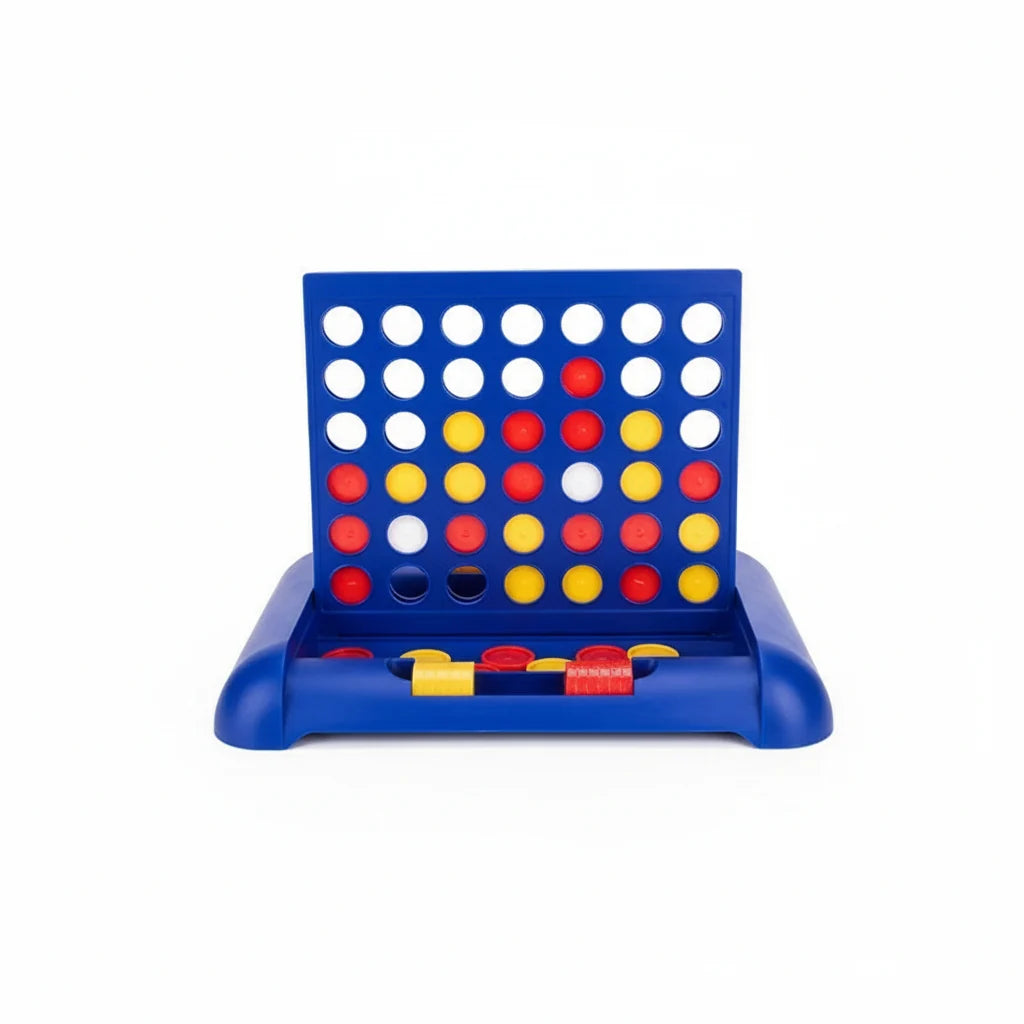 Four-in-a-Row Board Game Foldable Lightweight Portable
