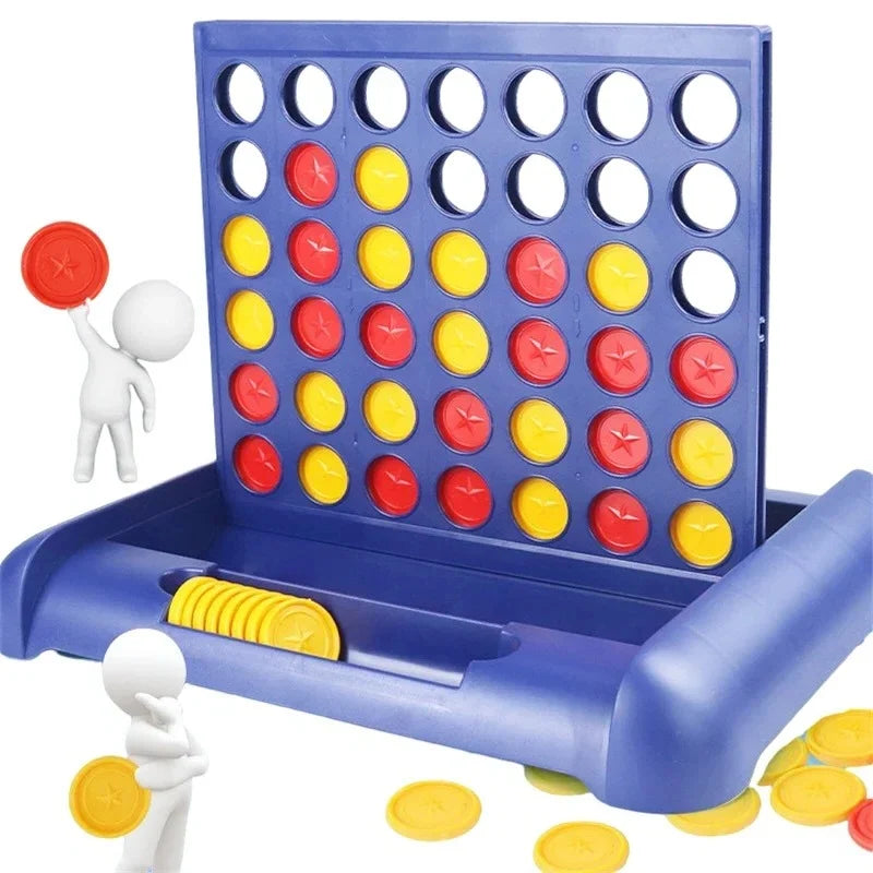 Four-in-a-Row Board Game Foldable Lightweight Portable