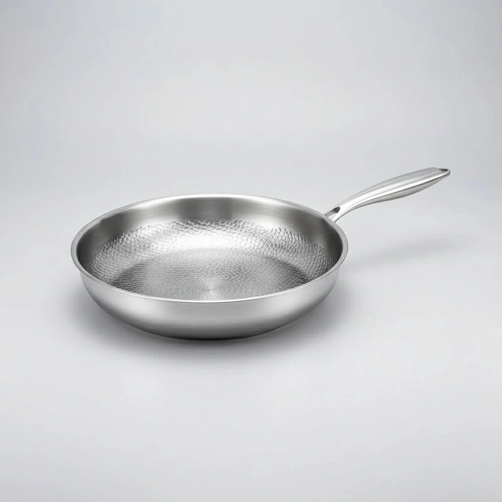 Frying Pan 100% Titanium Naturally Non-Stick Induction Compatible