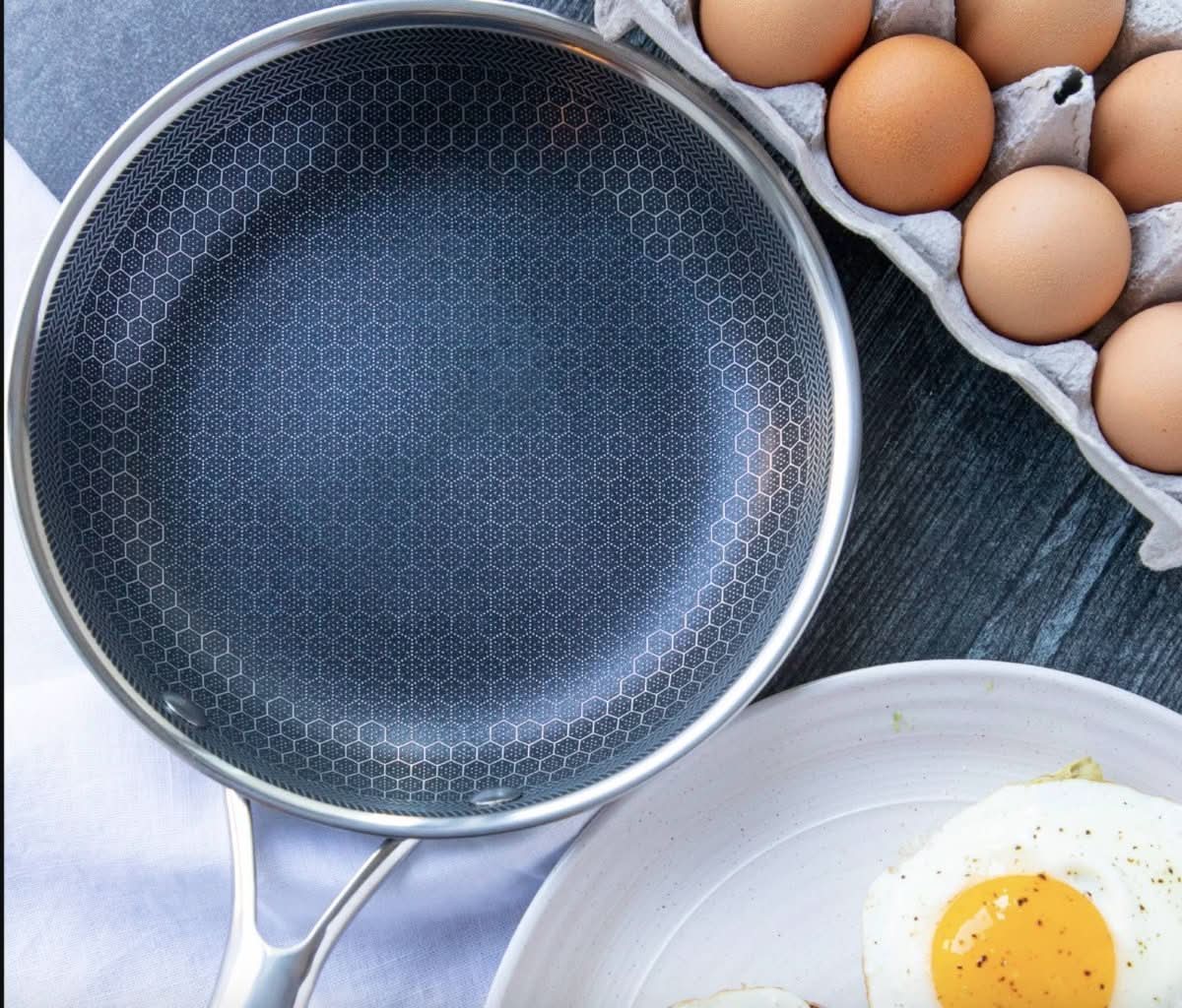 Frying Pan Stainless Steel Non-Stick Induction Compatible