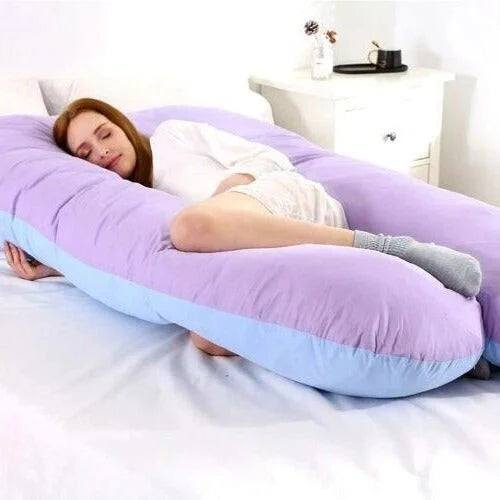 Full Body Pillow U-Shaped Adjustable Memory Foam Machine-Washable Cover