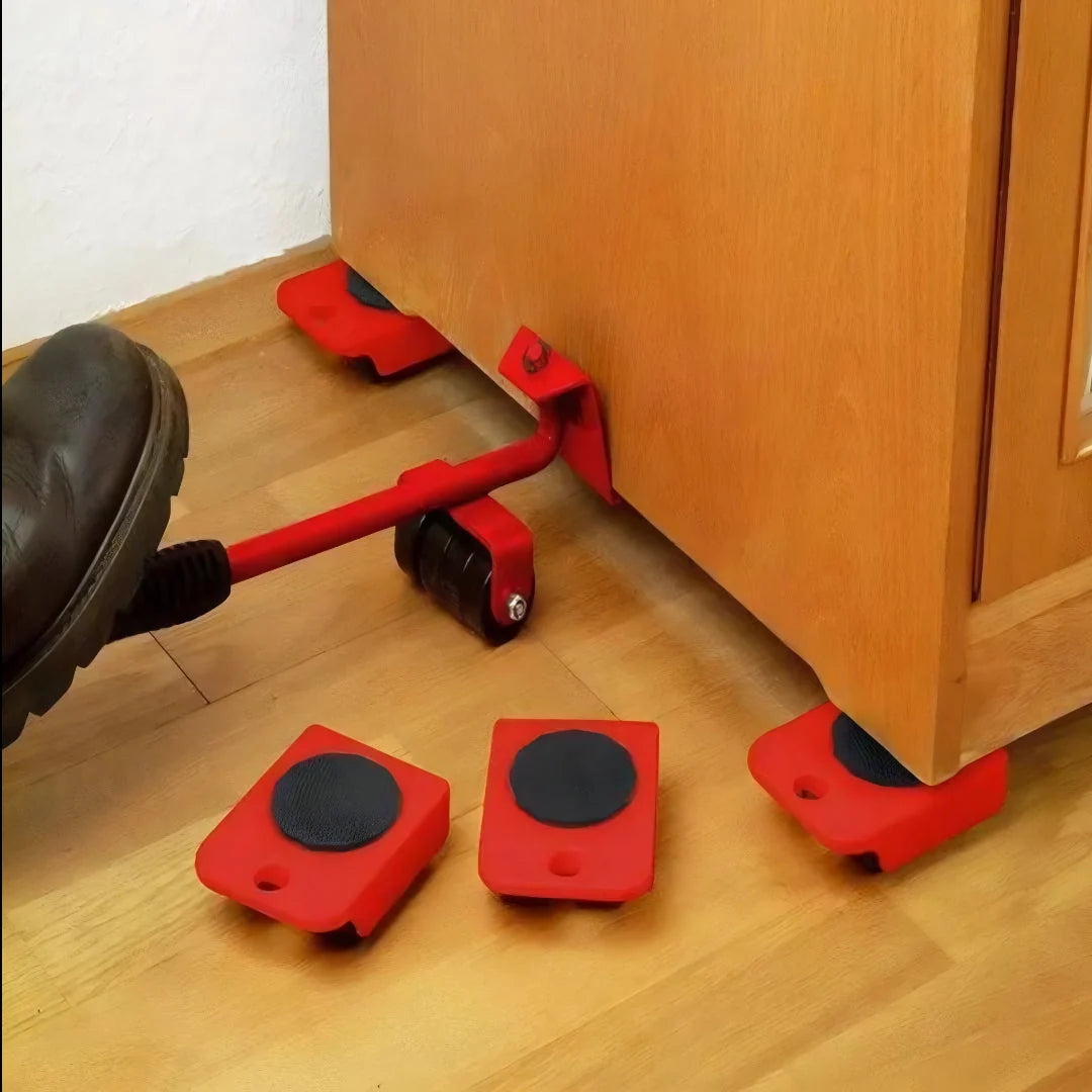 Furniture Lifting Kit Non-Scratch Sliding Pads 330 lb Capacity