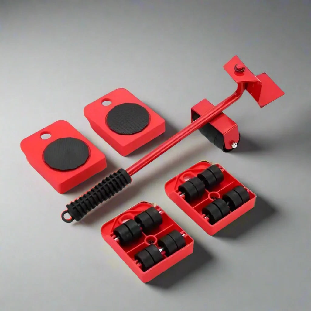Furniture Lifting Kit Non-Scratch Sliding Pads 330 lb Capacity