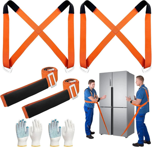 Furniture Moving Straps Adjustable Padded 400 Lb Capacity