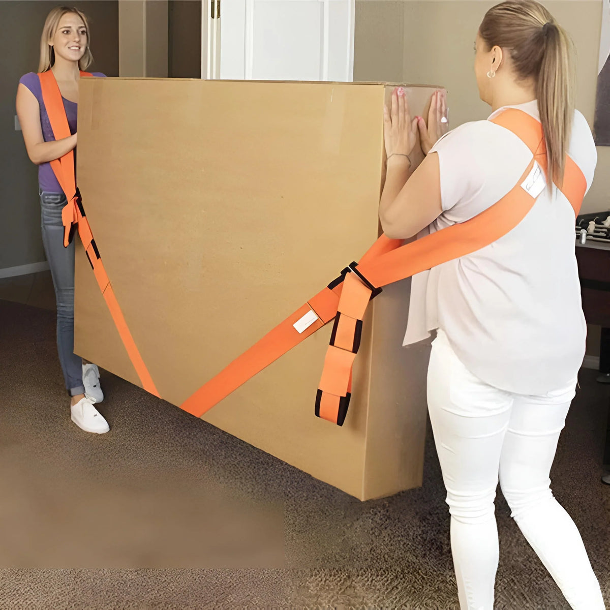 Furniture Moving Straps Adjustable Padded 400 Lb Capacity