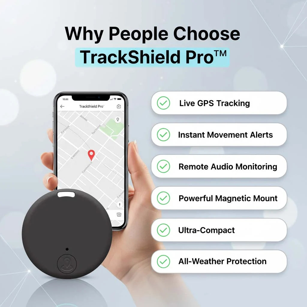 GPS Tracker Magnetic Real-Time Tracking & Movement Alerts