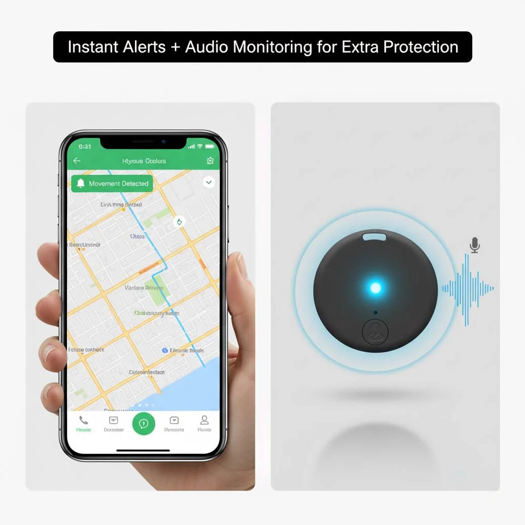 GPS Tracker Magnetic Real-Time Tracking & Movement Alerts