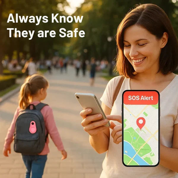 GPS Tracker Tag Bluetooth Out-of-Range Alerts