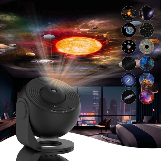 Galaxy Projector Rotating 12 Interchangeable Discs