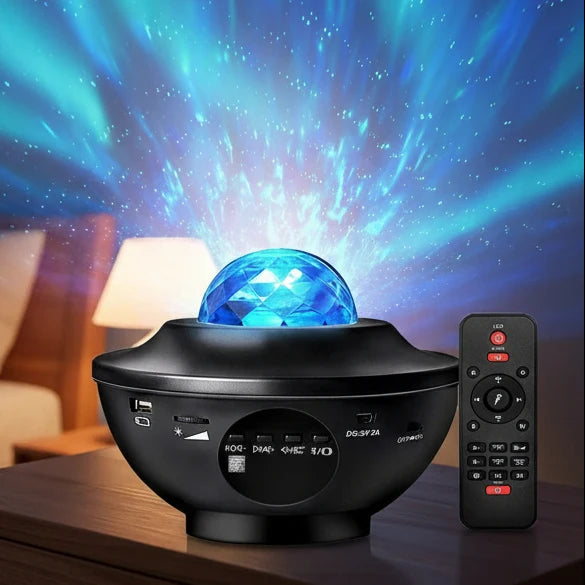 Galaxy Projector Star & Nebula Effects Rechargeable Bluetooth Speaker