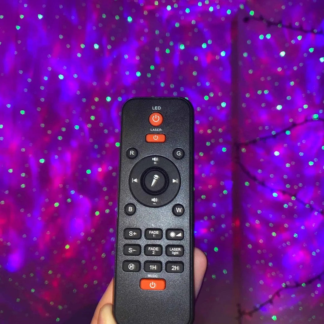Galaxy Projector Star & Nebula Effects Rechargeable Bluetooth Speaker