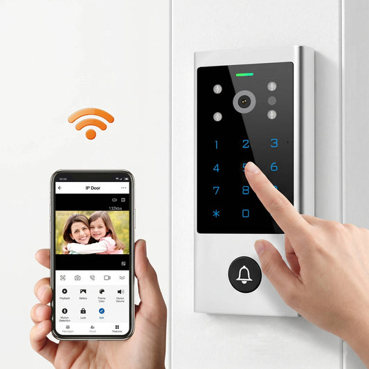 Garage Door Keypad Live Video 1080P & Night Vision Multi-User Codes
