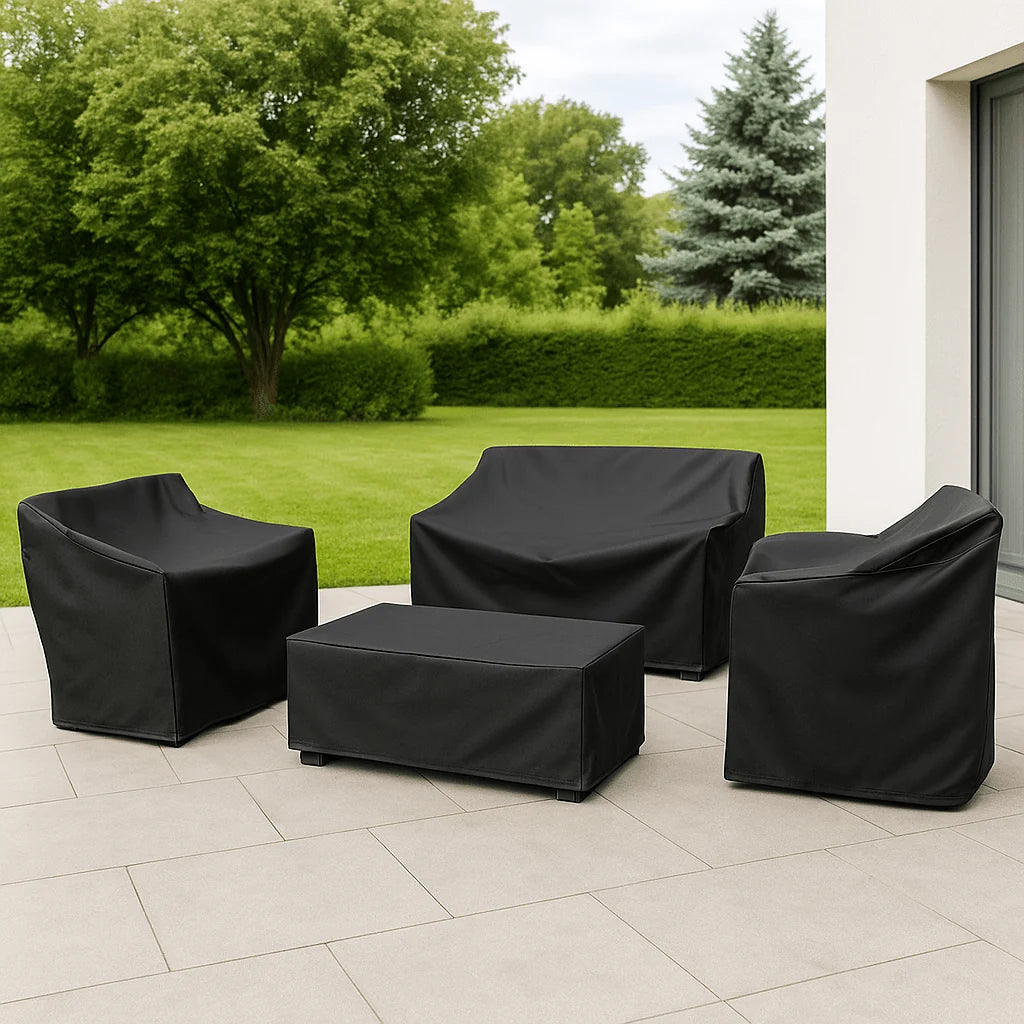 Garden Furniture Cover Water-Repellent Polyester UV-Resistant All-Weather Protection