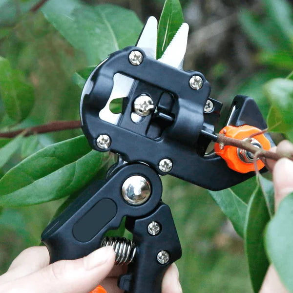 Garden Grafting Tool SK5 Steel 3 Interchangeable Blades Safety Lock