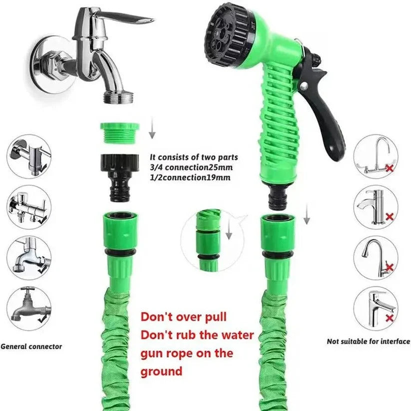 Garden Hose Expandable 7-Pattern Spray Nozzle