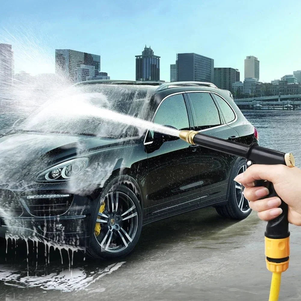 Garden Hose Nozzle Adjustable High-Pressure Spray Ergonomic Grip