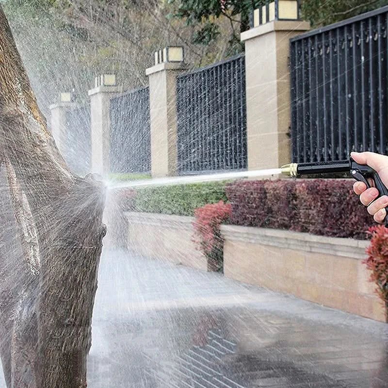 Garden Hose Nozzle Adjustable High-Pressure Spray Ergonomic Grip
