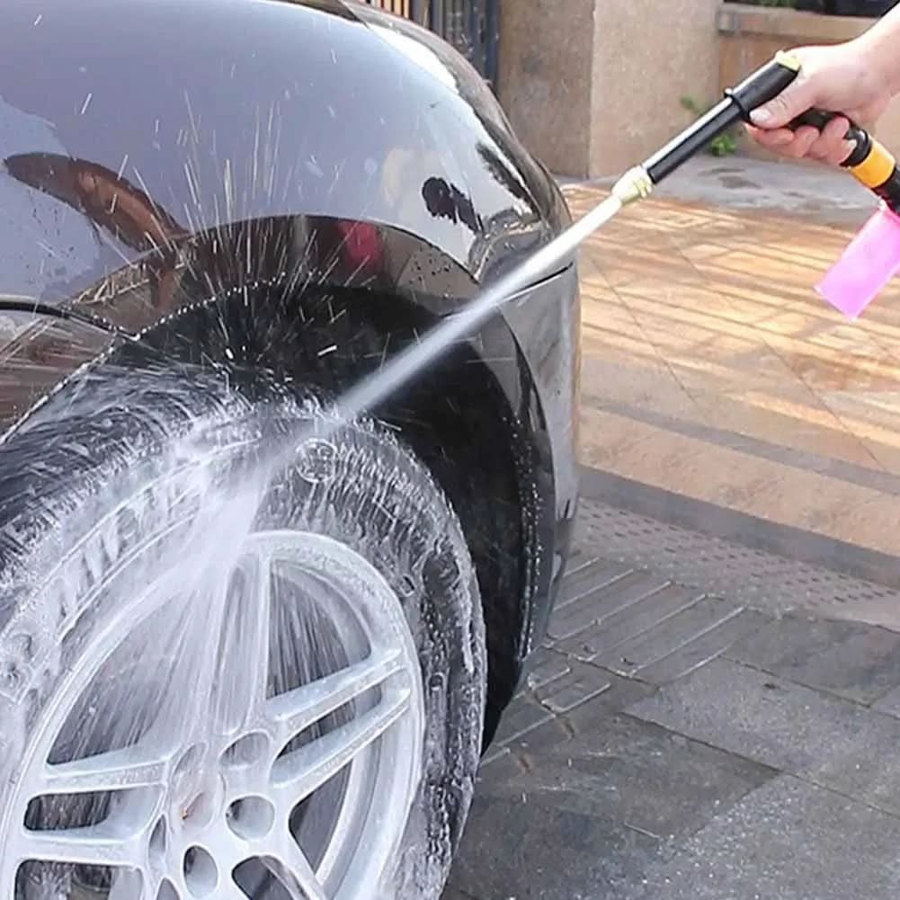 Garden Hose Nozzle Adjustable High-Pressure Spray Ergonomic Grip
