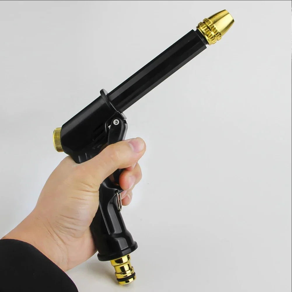 Garden Hose Nozzle Adjustable High-Pressure Spray Ergonomic Grip
