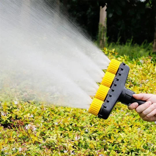 Garden Hose Nozzle Adjustable Spray Patterns Quick-Connect