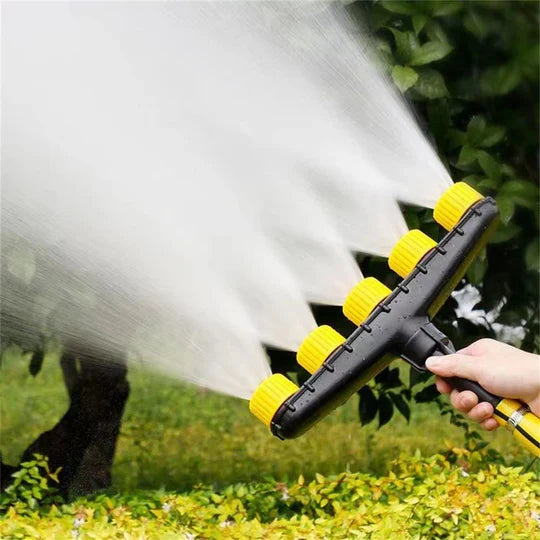 Garden Hose Nozzle Adjustable Spray Patterns Quick-Connect