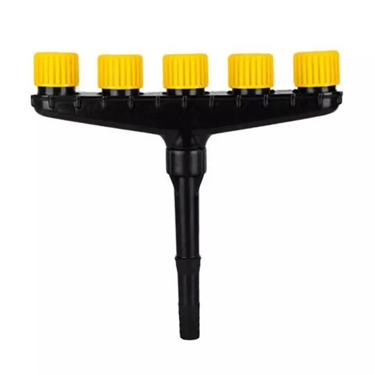 Garden Hose Nozzle Adjustable Spray Patterns Quick-Connect