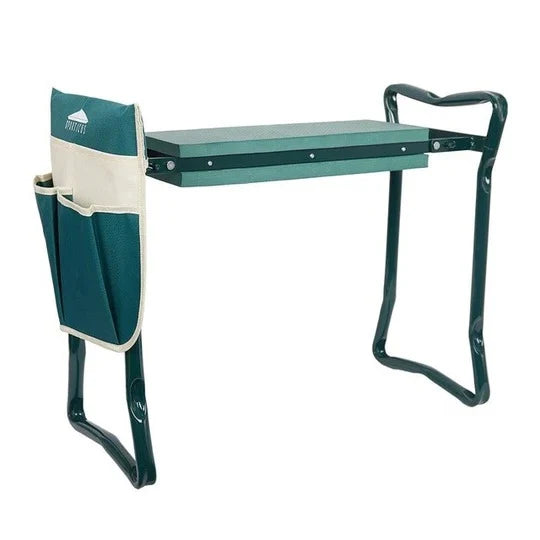 Garden Kneeler and Seat Foldable With Tool Pouch