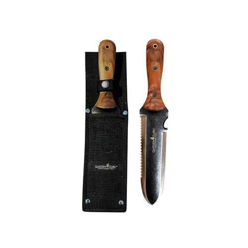 Garden Knife Full-Tang Stainless Steel Depth Markings Sheath Included