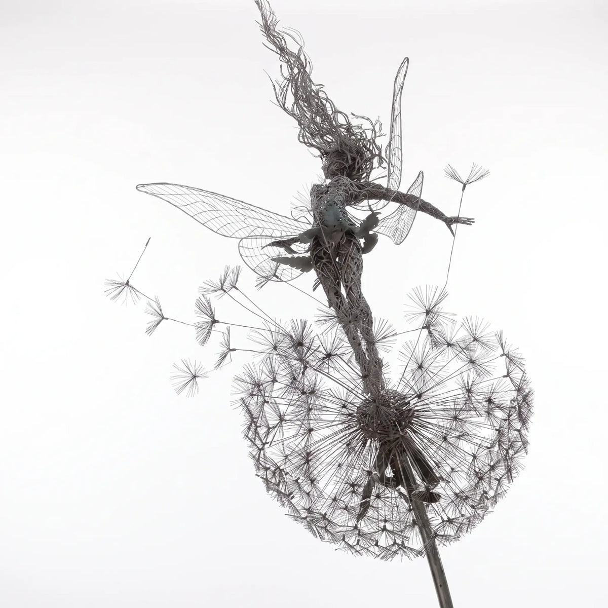 Garden Spinner Fairy Design Wind-Powered With Ground Stake
